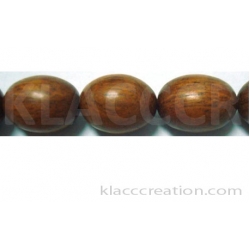 Bayong Oval Wood Beads 15x20mm