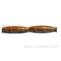 Bayong Wood Cylinder Beads 8x35mm