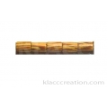 Palm Wood Tube Beads 7x10mm