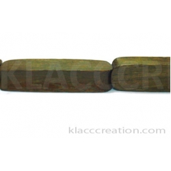 Robles Concave Wood Beads 12x46x8mm