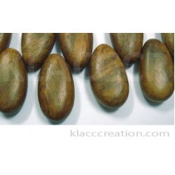 Robles Wood Teardrop Top Side Drilled Beads 18x34x10mm