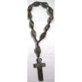 Car Rosary Tiger Ebony Wood Twist 8x15mm Car Rosary Tiger Ebony Wood Twist 8x15mm