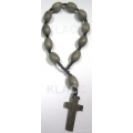 Car Rosary Graywood Oval 10x15mm Car Rosary Graywood Oval 10x15mm